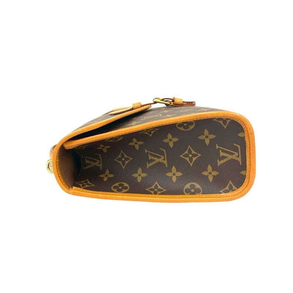 LOUIS VUITTON Brown Monogram Leather Shoulder Bag - Picture 5 of 10
